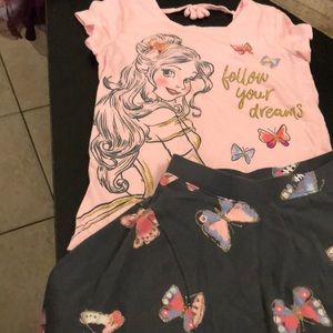 Girls skort set